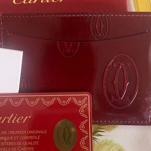 Cartier Happy Birthday Leather Card Holder